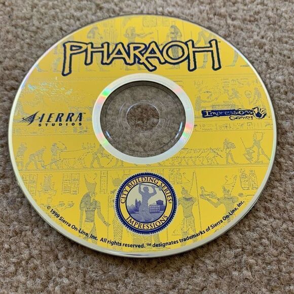 Pharaoh City Building Series Impressions 1999 CD ROM Game - Picture 1 of 4